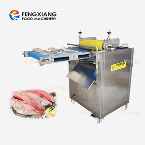 Máquina peladora de calamares, tilapia y salmón para quitar la piel de pescado FQS-400